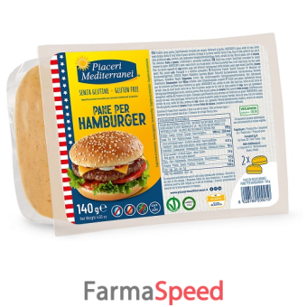 piaceri mediterranei pane hamburger 140 g