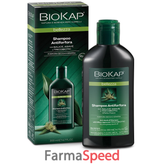 biokap bellezza shampoo antiforfora con tricobiotic 200 ml