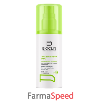 bioclin deo 24h vapo fresh nuova formula 100 ml