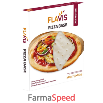 flavis pizza base 2 fondi pizza aproteici da 170 g