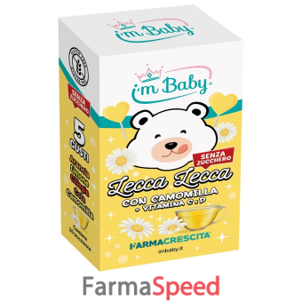 imbaby lecca lecca camomilla + vitamina c d 20 pezzi