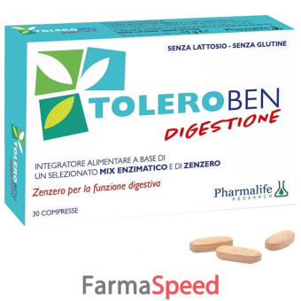 toleroben digestione 30 compresse