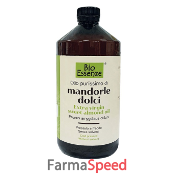bio essenze olio di mandorle dolci puro 1000 ml