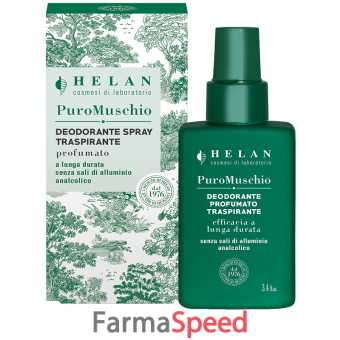 i muschi di helan puromuschio deodorante profumato traspirante in spray 100 ml