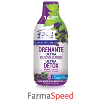 4321 slim ultra drenante ribes 280 ml