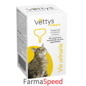vettys integra vie urinarie gatto 30 compresse masticabili