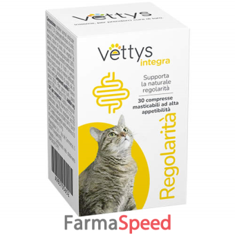 vettys integra regolarita' gatto 30 compresse masticabili