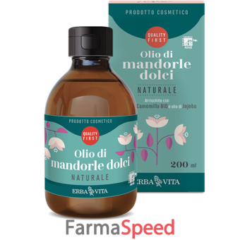 olio mandorle dolci naturale 200 ml