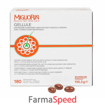 migliorin 180 gellule nuova formula