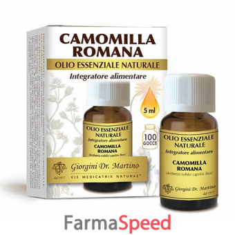 camomilla romana olio essenziale naturale 5 ml