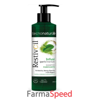 restivoil tecnonaturae shampoo purificante capelli grassi 250 ml