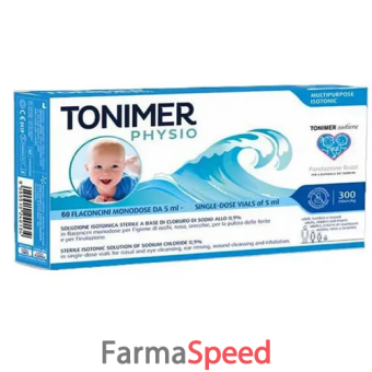 tonimer physio monodose soluzione nasale 60 flaconcini 5 ml