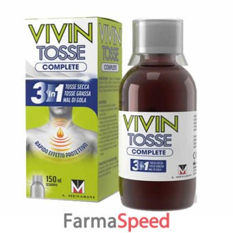 vivin tosse complete sciroppo per tosse 150 ml