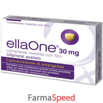 ellaone 1 compressa rivestita 30mg