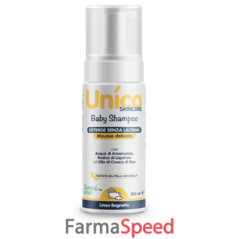 unico baby shampoo mousse 150 ml