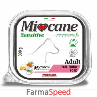 miocane sensitive single animal protein formula adult pate' prosciutto 300 g