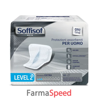 pannolone per incontinenza sagomato soffisof men level 2 10 pezzi