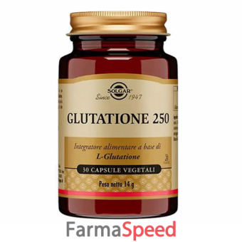 glutatione 250 solgar 30 capsule vegetali