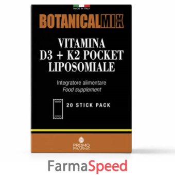 vitamina d3+k2 liposomiale pocket 20 stick
