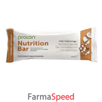 prolon nutrition bar noci di macadamia e cocco 1 pezzo 40 g