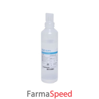 sodio cloruro*0,9% fl 250ml pe