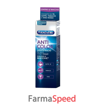 rapid white dentifricio anticolor 75 ml