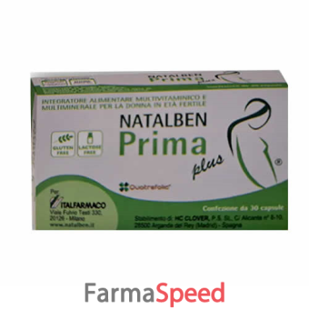 natalben prima plus 30 capsule