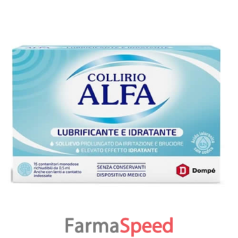 collirio alfa idratante protettivo 10 flaconcini monodose