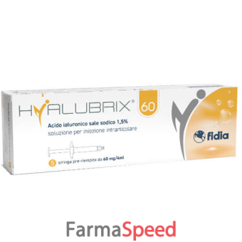 hyalubrix 60 5 siringhe 60mg/4ml 