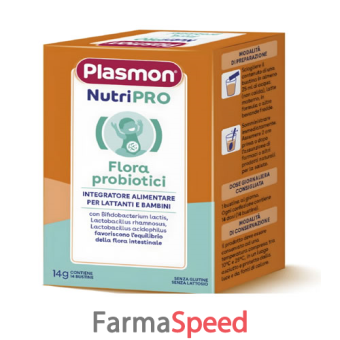 plasmon nutripro flora probiotici 14 bustine