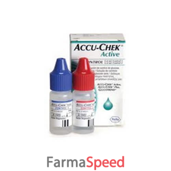 accu-chek soluzione di controllo per test glicemia active control 2x4ml