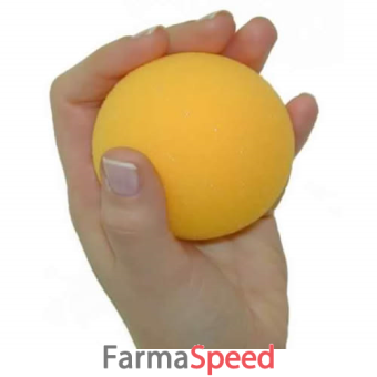 manus abilis accessorio per la riabilitazione della mano. resistenza all'urto del materiale minima, durezza minima, colore giallo chiaro forma tonda