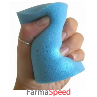 manus abilis accessorio per la riabilitazione della mano. resistenza all'urto del materiale bassa, durezza media, colore azzurro