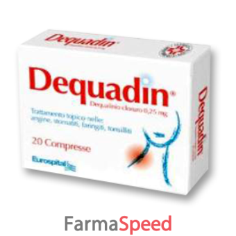dequadin - 0,25 mg compresse 20 compresse 