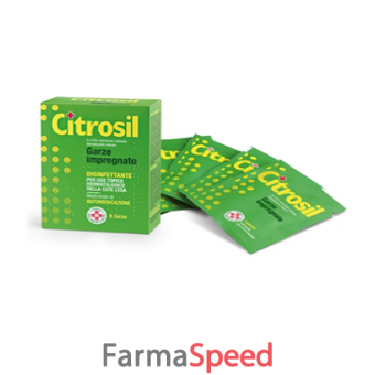 citrosil - 0,175% garze impregnate astuccio 8 garze impregnate