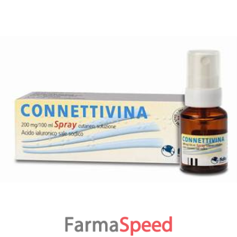 connettivina - 200 mg/100 ml spray cutaneo, soluzione flacone nebulizzatore da 20 ml per uso cutaneo 