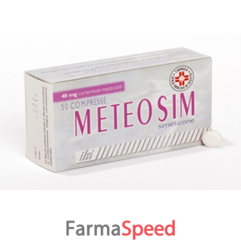 meteosim - 40 mg compresse masticabili 50 compresse 