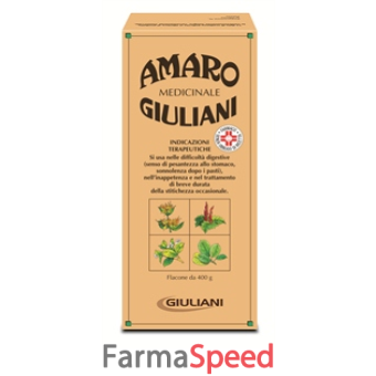 amaro medicinale giuliani - flacone 400 g