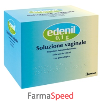 edenil - 0,1 g soluzione vaginale 5 flaconi di soluzione da 100 ml