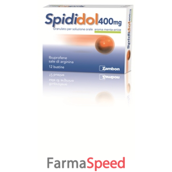 spididol - 400 mg granulato per soluzione orale gusto menta-anice 