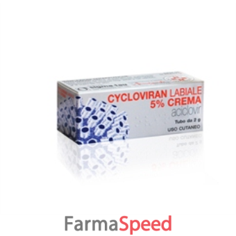 cycloviran labiale - 5% crema tubo 2 g 