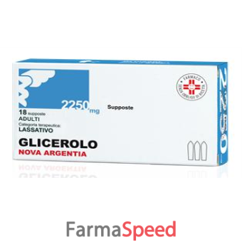 glicerolo - adulti 2,250 g supposte 18 supposte