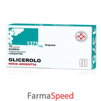 glicerolo - bambini 1375 mg supposte 18 supposte