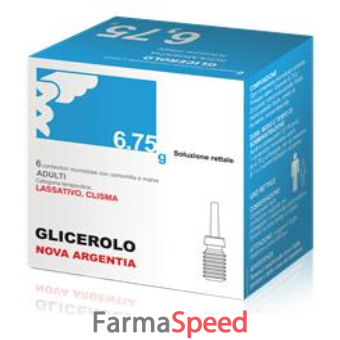 glicerolo na - adulti 6,75 g soluzione rettale 6 contenitori monodose con camomilla e malva