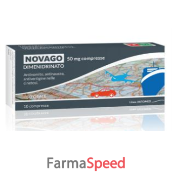 novago - 50 mg compressa 10 compresse 