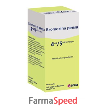 bromexina pe - 4 mg/5 ml sciroppo flacone da 250 ml 