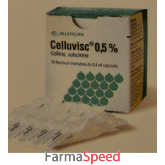 celluvisc - 5 mg/ml collirio, soluzione 30 flaconcini monodose da 0,4 ml 