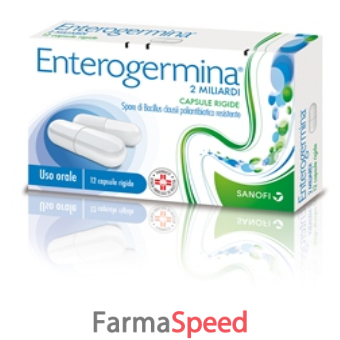 enterogermina - 2 miliardi capsule rigide 12 capsule