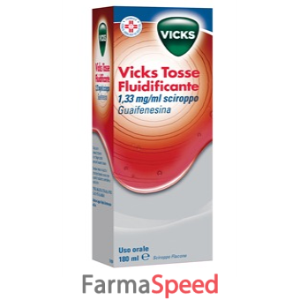 vicks tosse fluidif - 200 mg/15 ml sciroppo 1 flacone 180 ml 