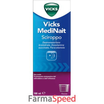 vicks medinait - sciroppo flacone 180 ml